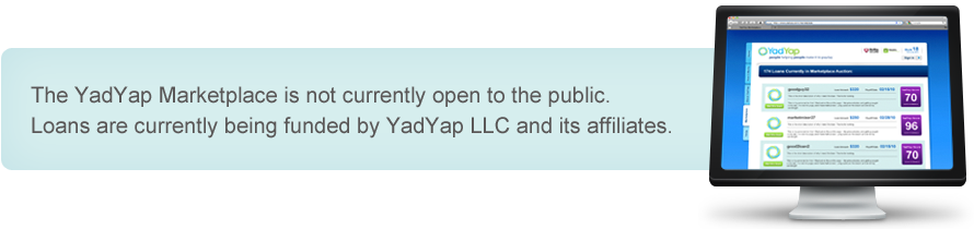 YadYap Marketplace is not currently open to the public.